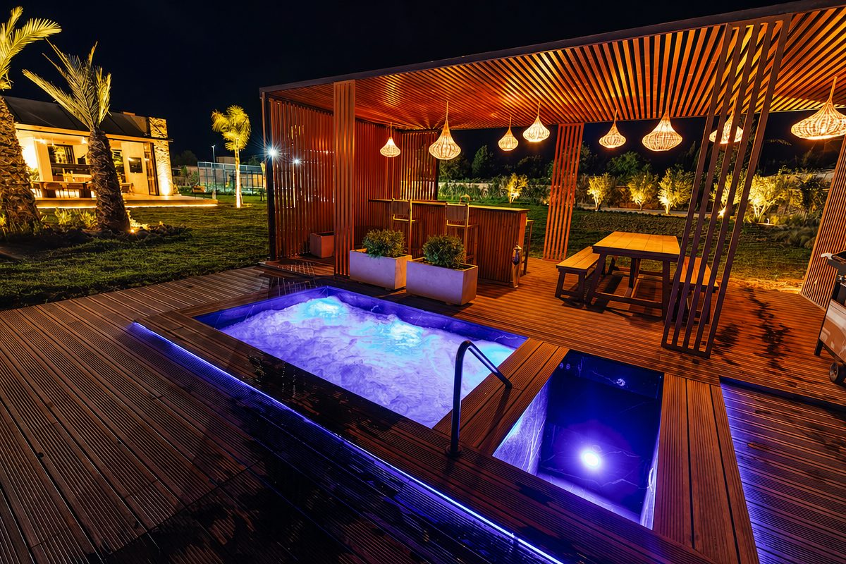 Sauna jacuzzi ice bath Palais Freedom